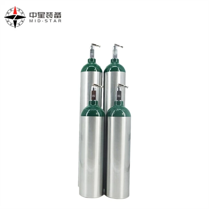 D size Aluminum Oxygen Tank
